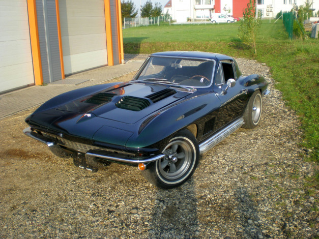 Обои картинки фото автомобили, corvette