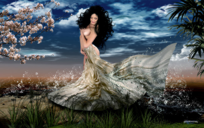 Обои картинки фото фэнтези, девушки