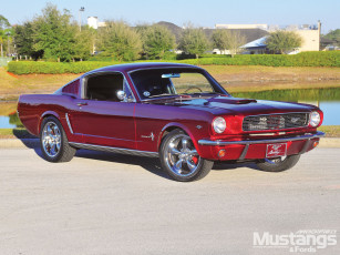 Картинка 1966 ford mustang fastback автомобили