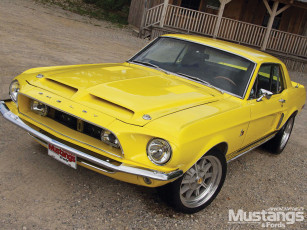 Картинка 1968 ford mustang gt автомобили