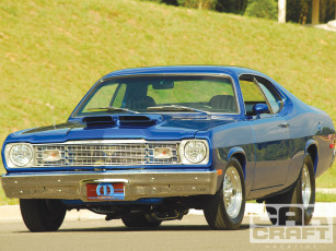 Картинка 1974 plymouth duster автомобили hotrod dragster