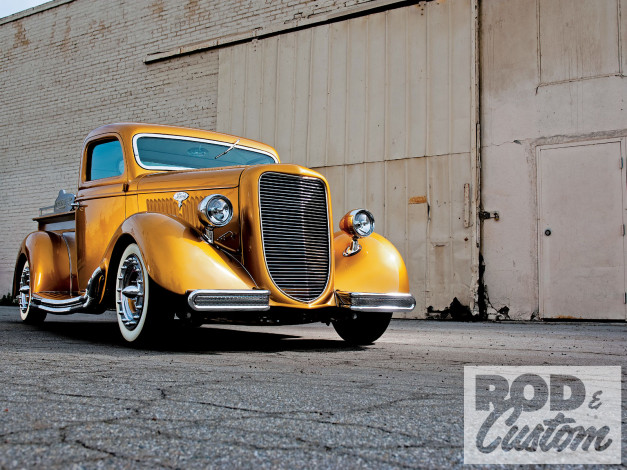 Обои картинки фото 1935, ford, pickup, автомобили, custom, pick, up