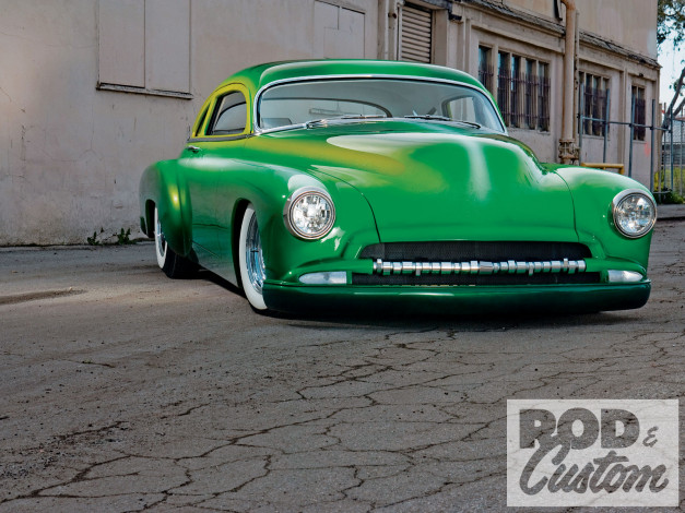 Обои картинки фото 1952, chevy, sedan, автомобили, chevrolet