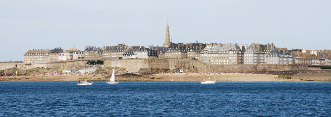Обои картинки фото города, побережье, архитектура, франция, saint malo