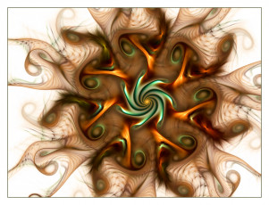 Картинка 3д графика fractal фракталы узор абстракция
