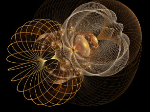 Картинка 3д графика fractal фракталы абстракция узор