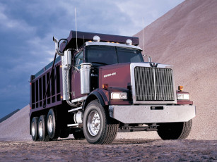 Картинка western star 4900 fa dump truck автомобили