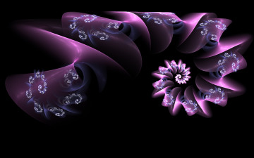 Картинка 3д графика fractal фракталы фрактал узор