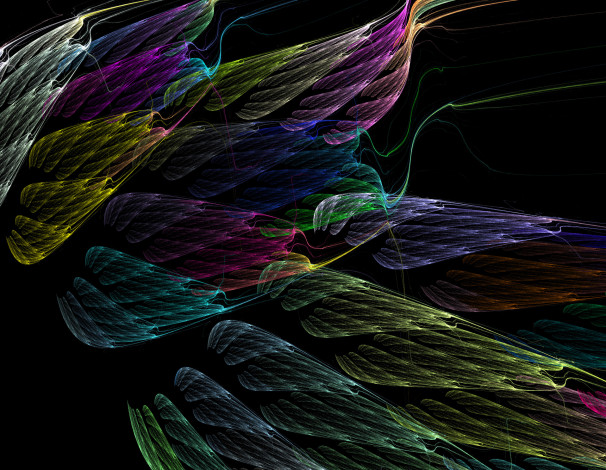 Обои картинки фото 3д, графика, fractal, фракталы, узор, абстракция, тёмный