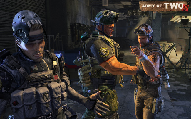 Обои картинки фото army, of, two, видео, игры, игра