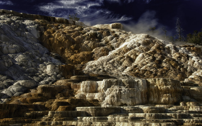 Обои картинки фото yellowstone, природа, горы, национальный, парк, заповедник, еллоустоун