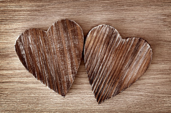 Картинка праздничные день св валентина сердечки любовь текстура дерево