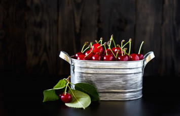 Картинка еда вишня черешня вишенки