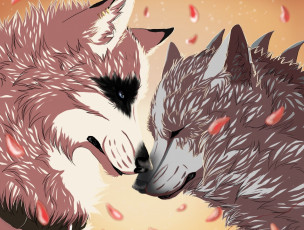 Картинка рисованные животные +собаки собаки