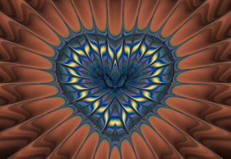 Картинка 3д+графика фракталы+ fractal узор цвета фон