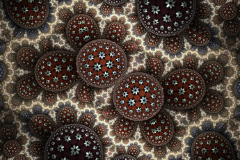 Картинка 3д+графика фракталы+ fractal узор фон цветау