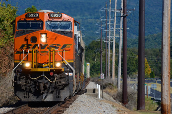 Картинка техника поезда локомотив состав дорога железная