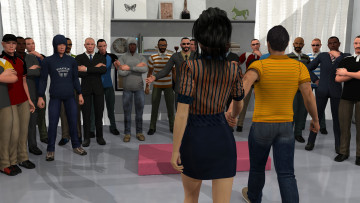 Картинка 3д+графика люди+ people девушка мужчины