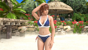 Картинка 3д+графика люди+ people купальник взгляд девушка