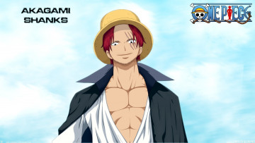 Картинка аниме one+piece akagami shanks one piece le roux