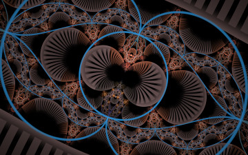 Картинка 3д+графика фракталы+ fractal узор фон цвета