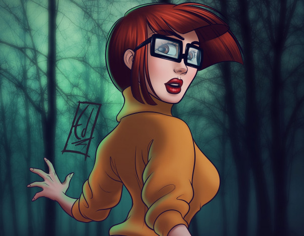 Обои картинки фото рисованные, люди, фон, взгляд, девушка