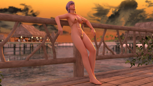 Обои картинки фото 3д графика, аниме , anime, взгляд, девушка