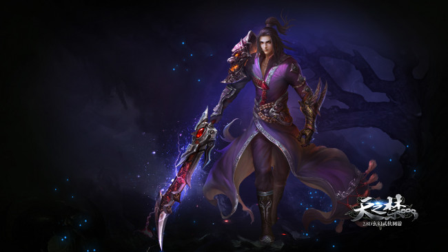 Обои картинки фото видео игры, ~~~другое~~~, звёзды, воин, меч, парень