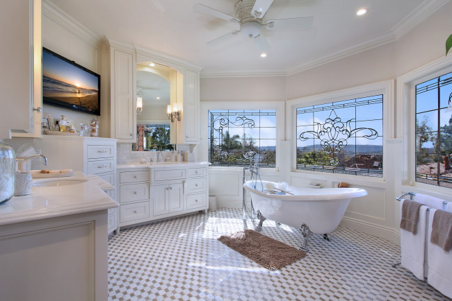 Обои картинки фото интерьер, ванная и туалетная комнаты, дизайн, стиль, ванная