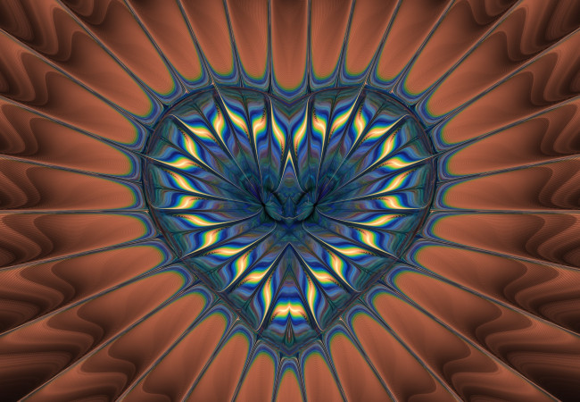 Обои картинки фото 3д графика, фракталы , fractal, узор, цвета, фон