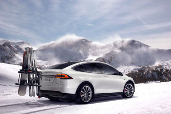 Картинка автомобили tesla 2015г p90d model x
