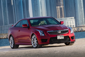 Картинка автомобили cadillac coupe ats-v 2016г