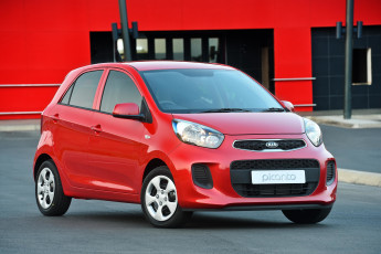 Картинка автомобили kia 5-door picanto красный 2015г ta za-spec