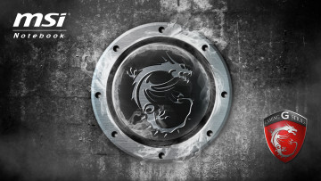 обоя бренды, msi, дракон, щит