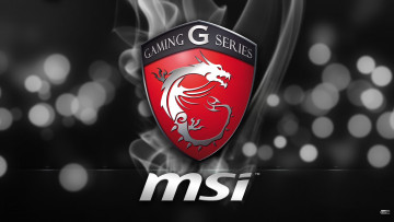 обоя бренды, msi, дракон, щит