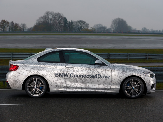 Обои картинки фото автомобили, bmw, connecteddrive, coupе, m235i, 2014г, f22