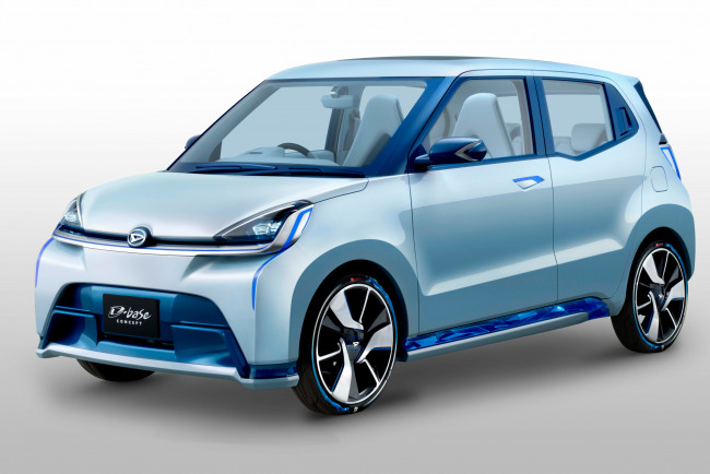 Обои картинки фото автомобили, 3д, 2015г, concept, d-base, daihatsu