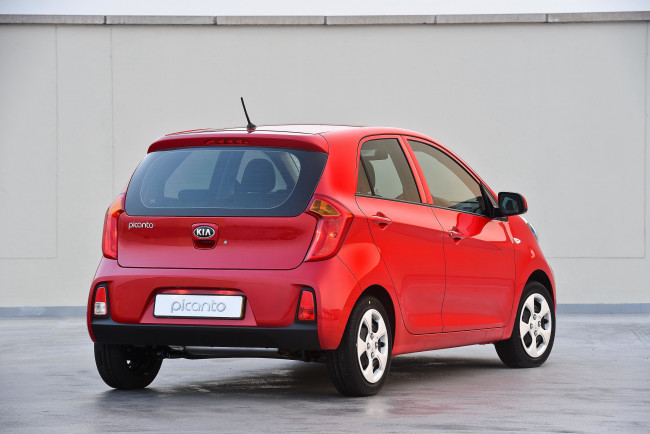 Обои картинки фото автомобили, kia, красный, 2015г, ta, za-spec, 5-door, picanto