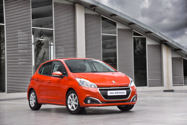 Обои картинки фото автомобили, peugeot, 2015г, za-spec, 5-door, gt, line, 208