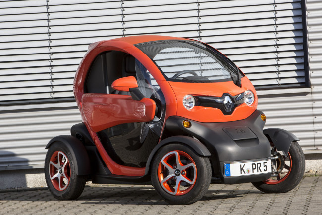 Обои картинки фото автомобили, renault, twizy, 2013г, cargo, z, e