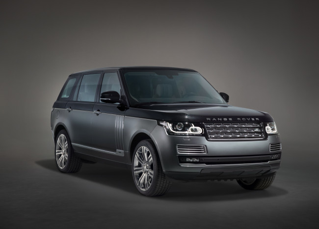 Обои картинки фото автомобили, range rover, темный, svautobiography, range, rover, 2015г, l405