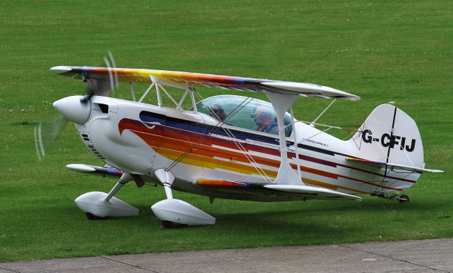 Обои картинки фото christen eagle ii, авиация, лёгкие одномоторные самолёты, биплан