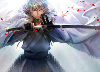 Картинка аниме touken+ranbu танец мечей