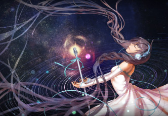 Картинка аниме utau девушка