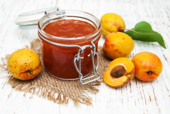 Картинка еда мёд +варенье +повидло +джем абрикос джем банка