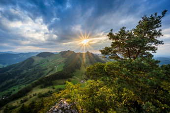 Картинка природа восходы закаты простор