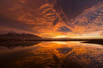 Картинка природа восходы закаты простор