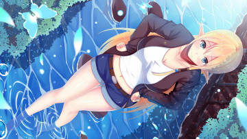 Картинка аниме gate девушка