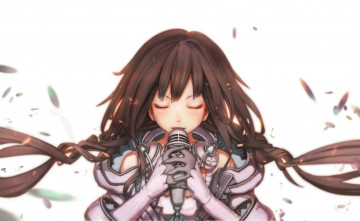 Картинка аниме utau девушка