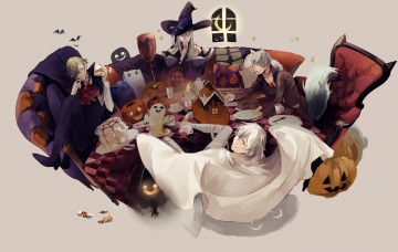 Картинка аниме touken+ranbu танец мечей